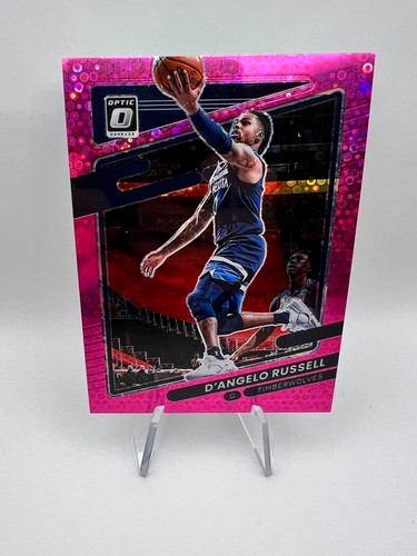 D'Angelo Russell - 2021-22 Donruss Optic #56 Pink Fast Break Prizm /20 SSP