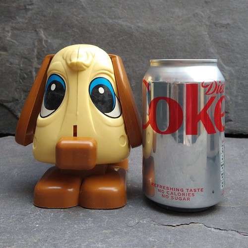 Vintage Early Days Denys Fisher Lil Pup Toy Plastic Dog Wag Tail Ears Flop Rare - Picture 2 of 9
