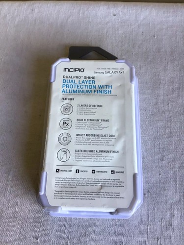 Brand New Incipio Dual Pro Shine Aluminum Finish Samsung Galaxy S5 Phone Case - Picture 2 of 2