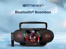 Emerson EPB-3002 Portable Bluetooth, MP3/CD AM/FM Stereo Radio Cassette