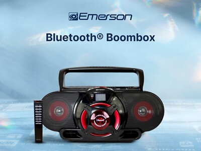 Emerson EPB-3002 Portable Bluetooth, MP3/CD AM/FM Stereo Radio Cassette