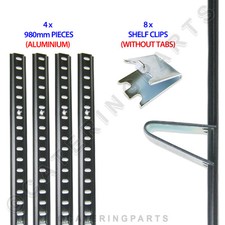 SHELF MOUNTING BRACKETS RAILS CLIPS FOR 2 3 4 DOOR UNDER COUNTER FRIDGE FREEZER