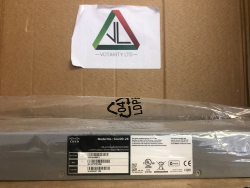 Cisco SG200-26 Cisco 26-Port Gigabit Smart Switch with No Brackets (Inc VAT) - Picture 3 of 7