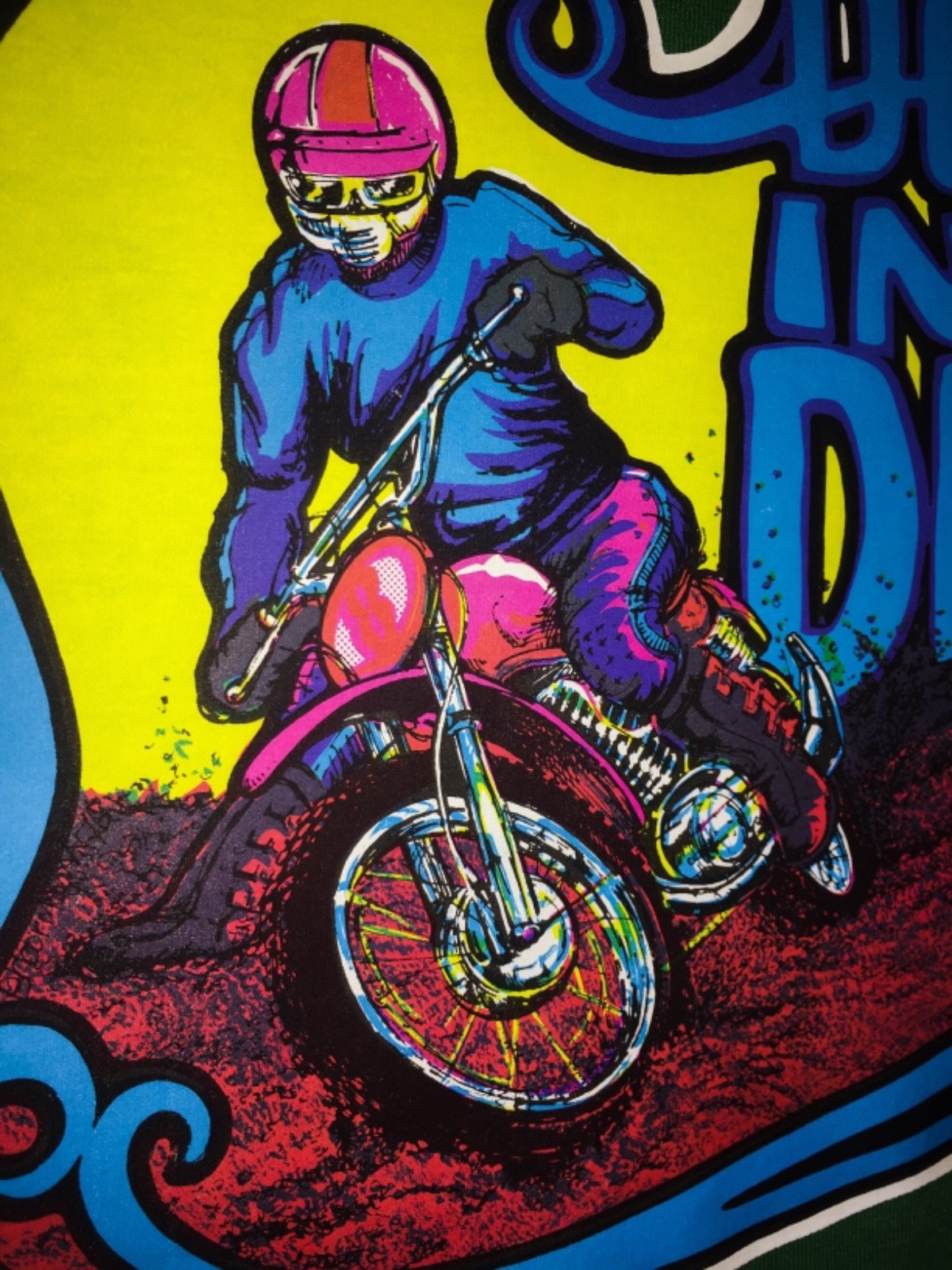 70s DO IT IN THE DIRT motocross honda yamaha Motorcycle enduro VTG NOS T-shirt M Specjalna cena akcji