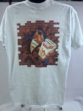 Vintage 90s NWOT Joe Camel Brick Wall Single Stitch Pocket XL T-shirt 1991 RARE