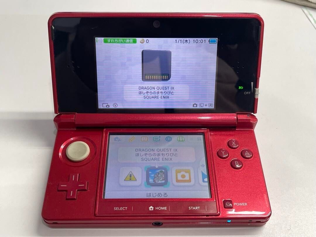 propel forsøg Ofte talt Nintendo 3DS METALLIC RED Game Console System Rare (JAPAN Version) free  shipping | eBay