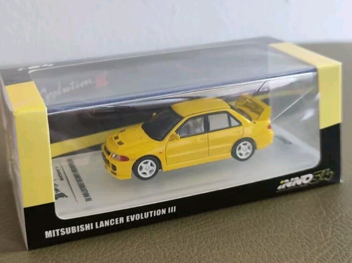 Inno64 Mitsubishi Lancer Evolution III Yellow | eBay