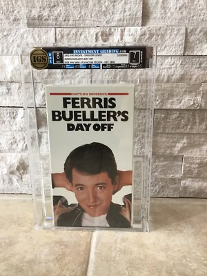 1992 Ferris Bueller s Day Off Sealed VHS IGS Graded Box 8 Seal 7 Low Pop
