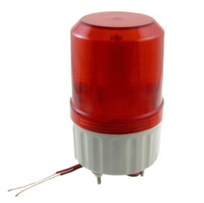 DC 24V Industrial Red LED Signal Warning Rotating   Lamp (Without sound) #E1