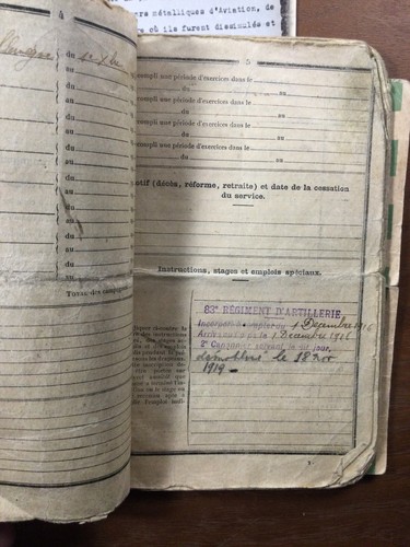 Family Galtier Rare Ensemble of Documents On Roger Galtier WW2 Guerre - Picture 4 of 6