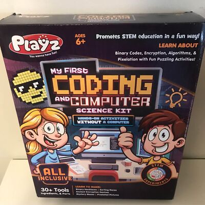 My First Coding And Computer Science Kit By Playz Age 6 And Up 30 ...