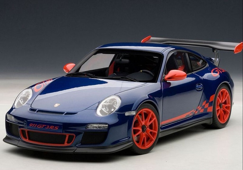 1/18 AutoArt 78144 Porsche 911 997 GT3 RS GT3RS blue with