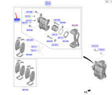 KIA CEED MK3 CD Bremssattel vorne links 58180G4A10 NEU ORIGINAL