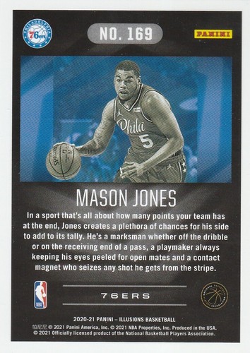 2020-21 Panini Illusions #169 Mason Jones - Picture 2 of 2