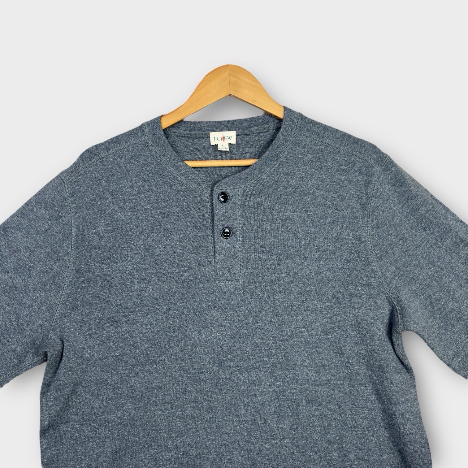 FILA T shirt termica vintage J Crew remi maglia uomo taglia grande grigia manica lunga usata in ottime condizioni