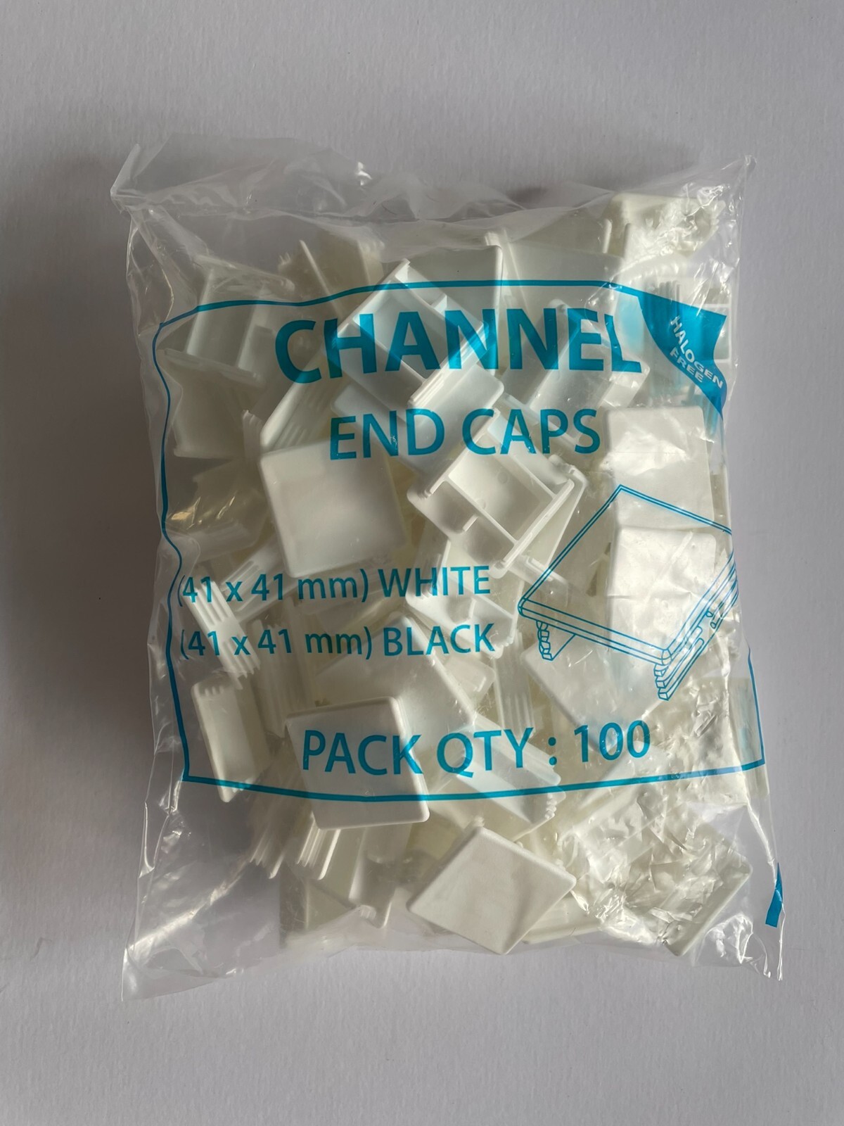 Unistrut PVC End Caps 41mm x 41mm (Channel End Caps) (Pack of 100) eBay