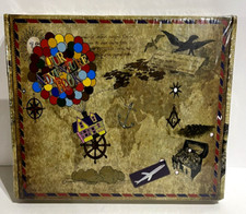 Our Adventure Book Scrapbook Photo Album Retro Style Embossed Letter Cover 9"x8"