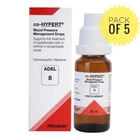 5 Bottles ADEL 8 Drops 20ml Pack co-HYPERT Adel Pekana Germany Homeopathic Drops
