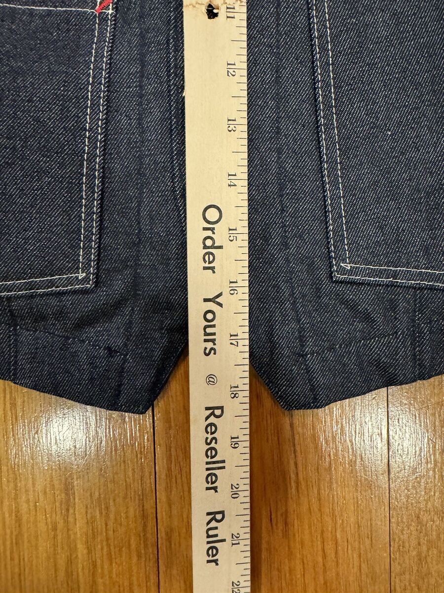 Kapital 13oz Denim Lining Vest Waistcoat Indigo Authentic Kapital 13oz Denim Lining Vest Waistcoat Indigo Authentic