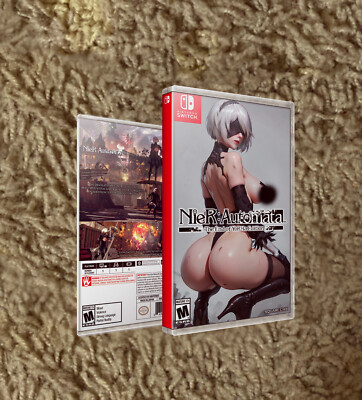 DOUBLE SIDED COVER & CASE ONLY Nier Automata The End Of Yorha Switch NO GAME