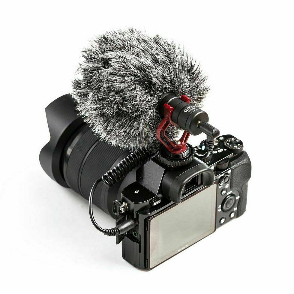 Livestream Microphone 3.5mm Ghost Hunting Paranormal Wind Mic Audio Camera Phone