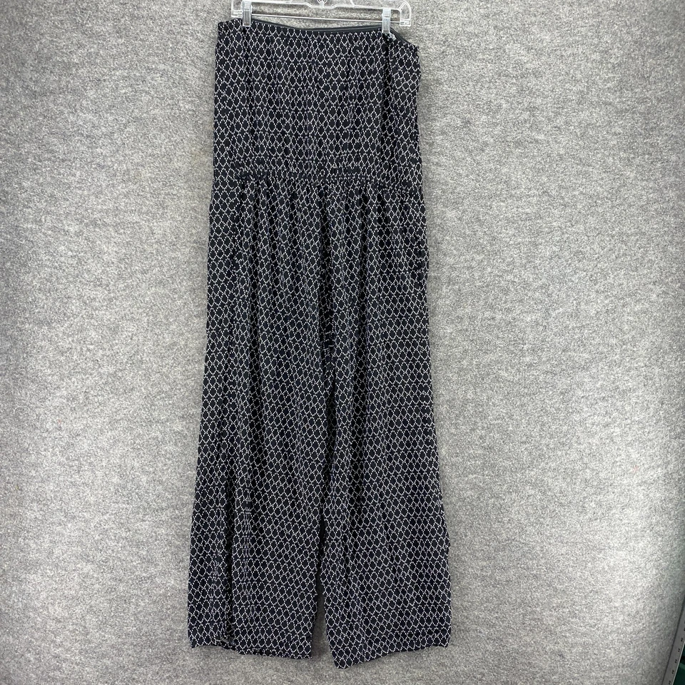 Mono antiguo azul marino para mujer L grande negro geométrico sin tirantes recto transpirable Foto 2 de 4