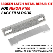 Upgraded Back Film Door Broken Latch Metal Repair Kit For Nikon F100 Film SLR