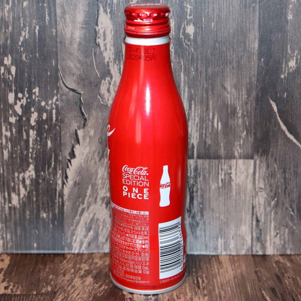 USJ JAPAN One Piece SANJI Coca Cola Bottle Can Empty 2019 L/E