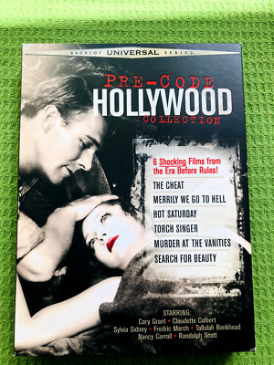 PRE-CODE HOLLYWOOD 1929-34 FINE IN NF 3 DVD's 2009 Colbert Grant March ...