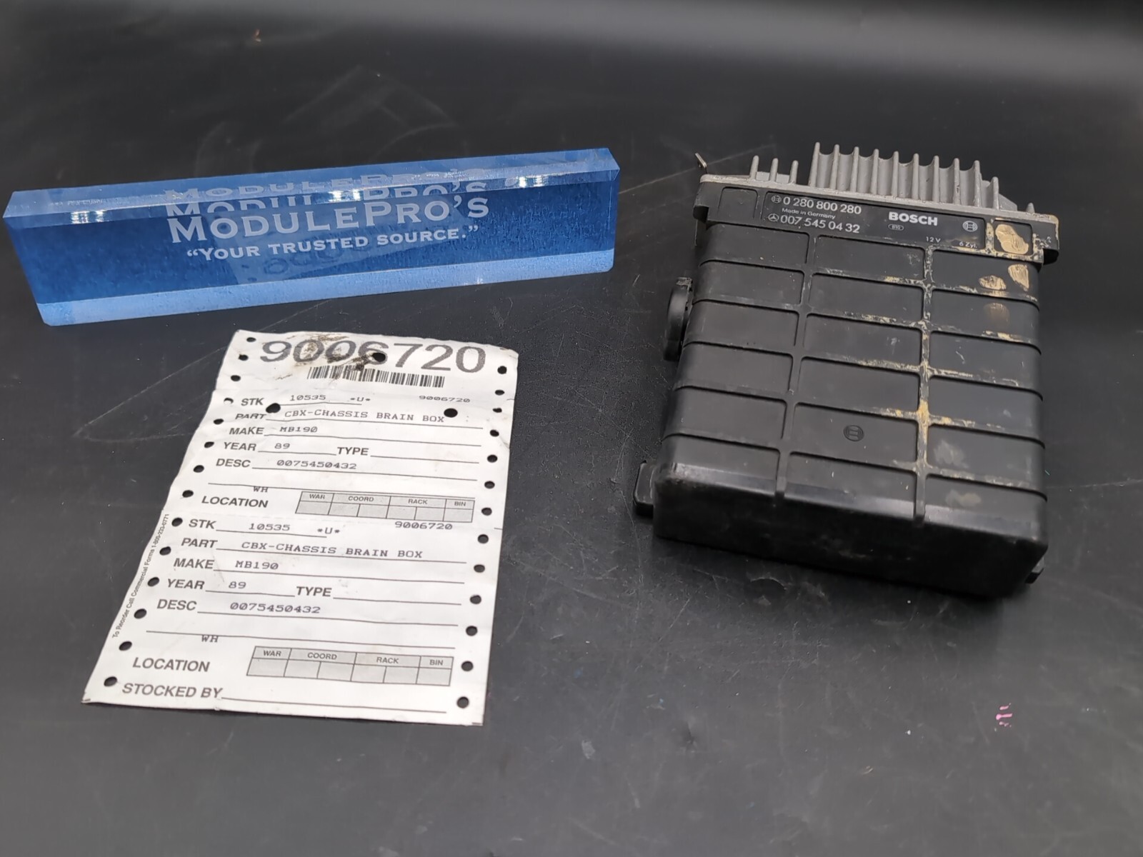 88 89 OEM 190E MERCEDES BENZ 007 545 04 32  Engine Control Module 0 280 800 280