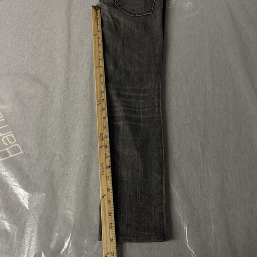 Helmut Lang Jeans Dark Grey Ankle Skinny Women Size 24 W28 L26 Distressed USA. - Picture 8 of 10