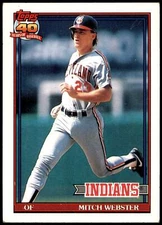 Mitch Webster #762 1991 Topps