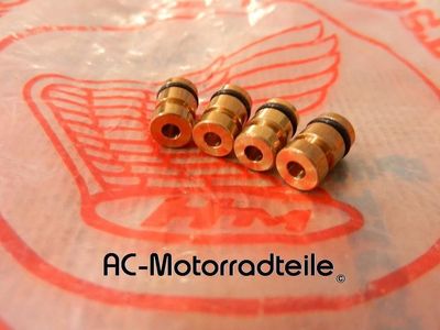 Honda CB 350 400 500 550 Four Hauptdüsen 4x #105 main jets plug carburetor new