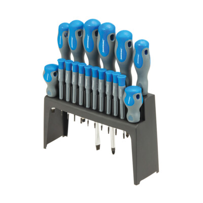  Silverline - Weichgriff-Schraubendreher, 18-tlg. Satz 633940