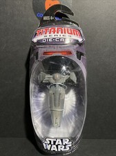 New 2006 Galoob Star Wars Titanium Series Die Cast Sith Infiltrator Vehicle