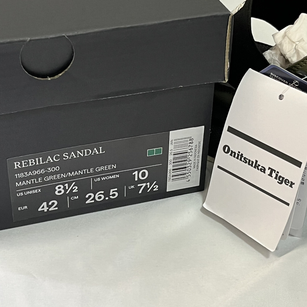 Onitsuka Tiger REBILAC SANDAL 1183A966 300 Mantle Green Men Onitsuka Tiger REBILAC SANDAL 1183A966 300 Mantle Green Men