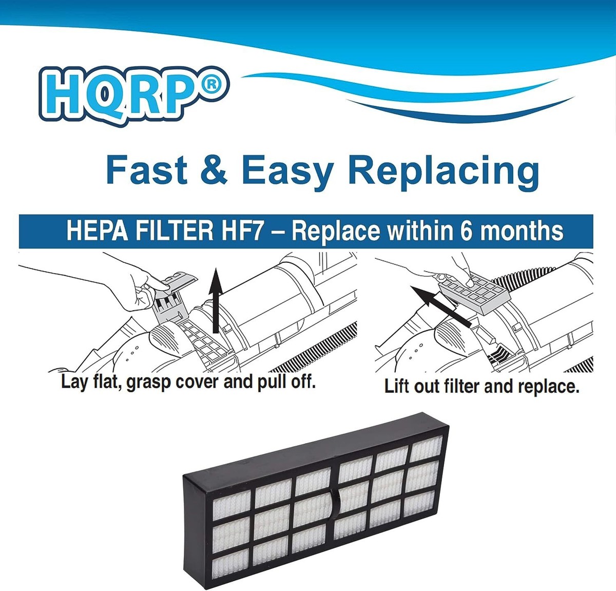 Fits For Eureka Style EF6 4230, AS1052AX Upright Vacuum Cleaner Filter 67826A-4