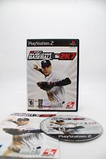 PS2 Major League Baseball 2K7 Complete CIB Tested Resurfaced Very Good BL