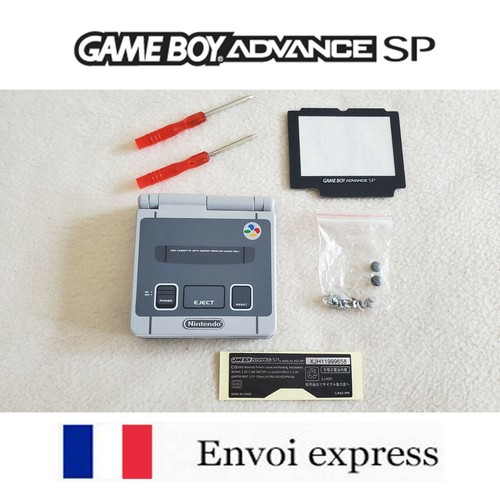 Coque GAME BOY ADVANCE SP SNES edition NEUF NEW + tournevis - shell case GBA - Picture 1 of 6