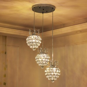Pineapple Crystal Chandelier Ceiling Light Fixtures Pendant Lamp