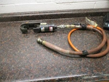 Burndy Huskie Hydraulic Crimper Compression Tool EP 610H With Hose USED 