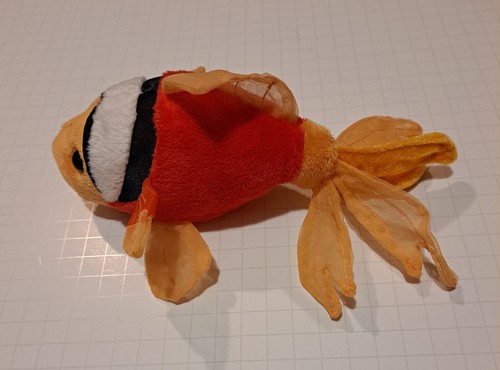 Ganz Lil Kinz Tomato Clown Fish Plush 9 Inch Stuffed Animal Toy - Picture 4 of 12