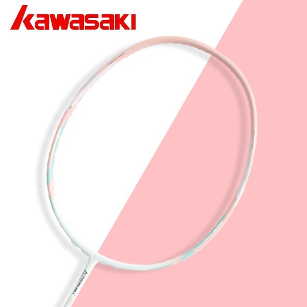 Ракетка для бадминтона Kawasaki K1090 Carbon для начинающих 675 мм 5U G5 Pink NWT 18590₽