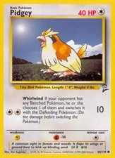 Pokemon  Pidgey (86/131) Base Set 2 LP