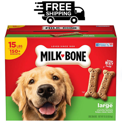 Milk-Bone Original Large Crunchy Dog Treat Biscuits  240 oz, 15 lb