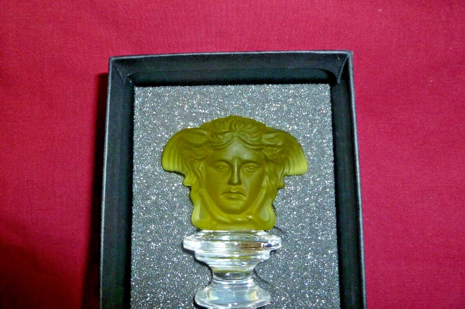 Versace By Rosenthal Glass Cheap SALE Start Bottle Boxed Authen Stopper Brand New trend rank