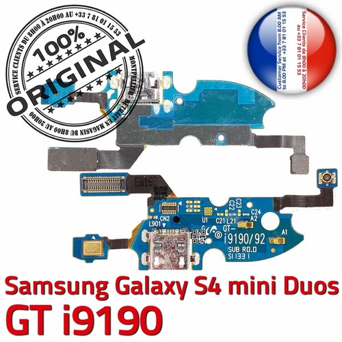 ORIGINAL Samsung S4 Mini GT i9190 Connecteur de Charge MicroUSB Nappe Chargeur - Photo 1/4