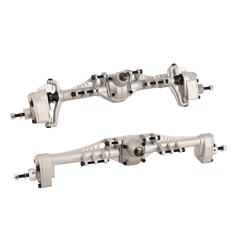 Front Portal Axle, RC Front As Strong voor Axial Capra 1.9 UTB (Zwart