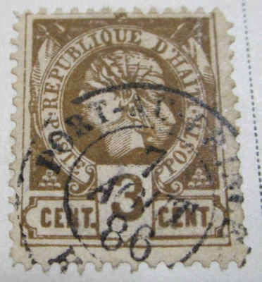ハイチ　1882 Hayti Haiti 1882 Stamp 3C Rare Antique StampBook3-365 | eBay