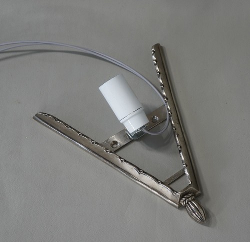 HUBENS : pair of 1930 French Art Deco wall sconces by Degué .... lights - Picture 10 of 12